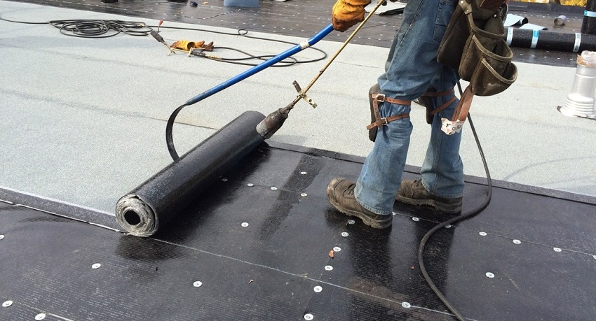 flat roof replacement reroofing